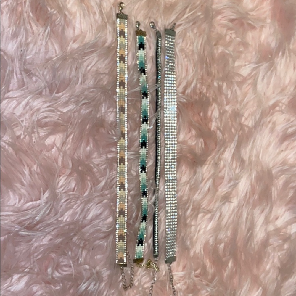 Diamond Choker Necklace Bundle